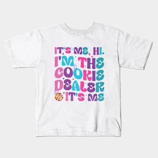 It's Me Hi I'm The Cookie Dealer It's Me Girls Scout Troop Scouting Kids T-Shirt